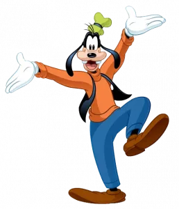 Personaje de dibujos animados de Goofy