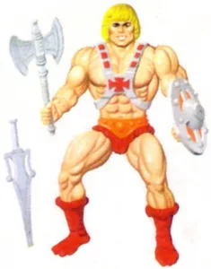 Personaje de dibujos animados de He-man