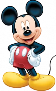 Personaje de dibujos animados de Mickey Mouse