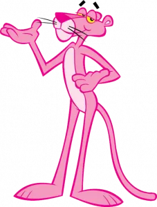 Personaje de dibujos animados de La Pantera Rosa