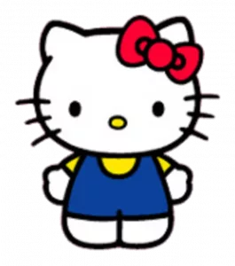 Personaje de dibujos animados de Hello Kitty