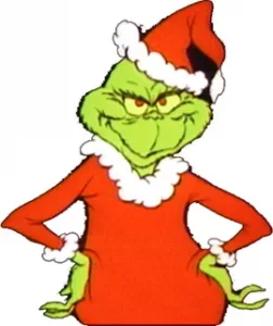 Personaje de dibujos animados de El Grinch