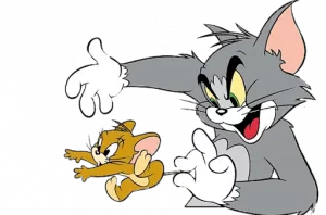 Personaje de dibujos animados de Tom y jerry