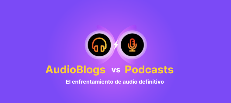 blog de audio vs podcast