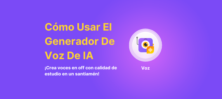 como usar un generador de voz ai