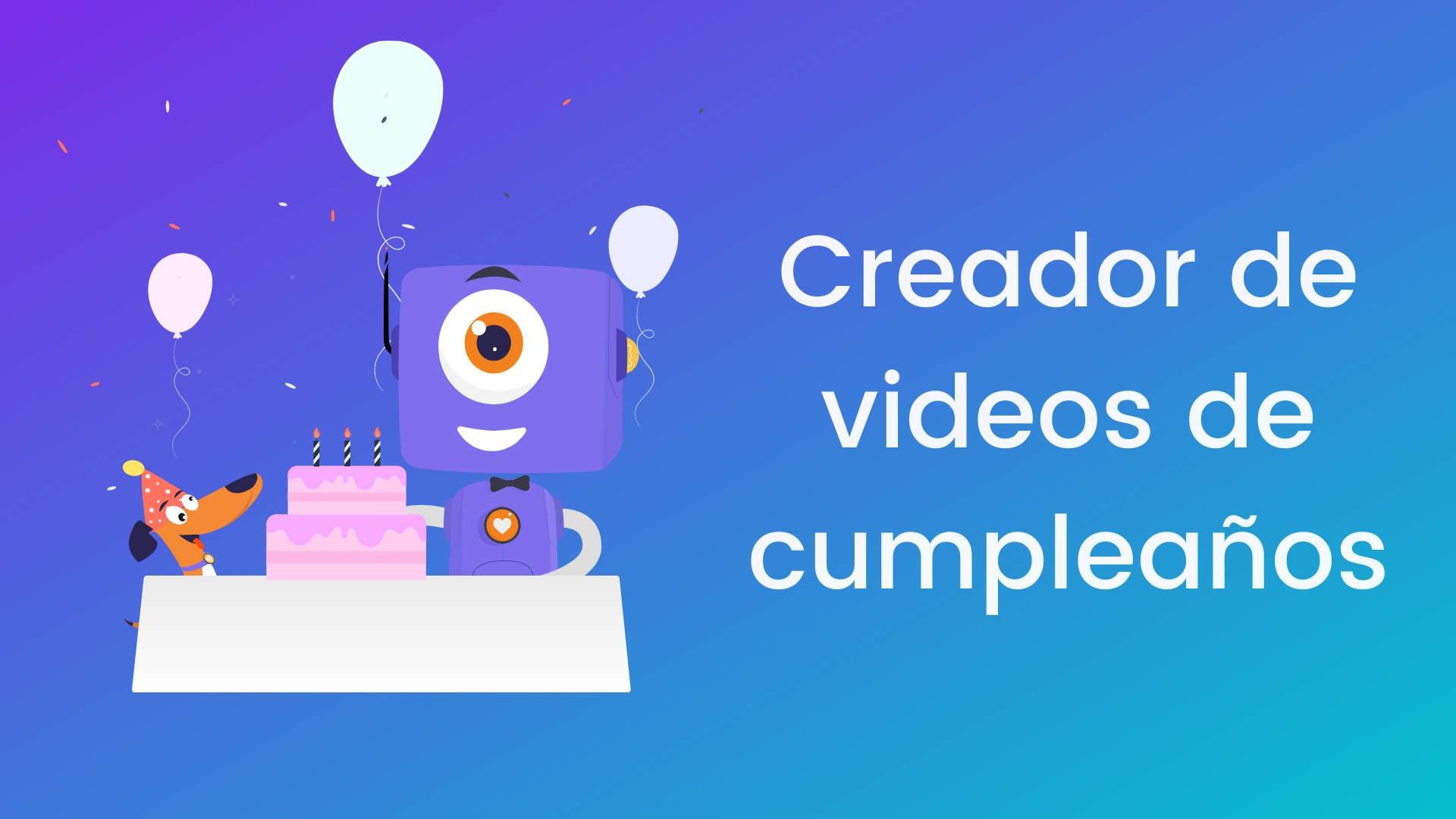 Creador de videos de cumpleaños | Más de 1000 plantillas y temas musicales  [Es gratis] :)
